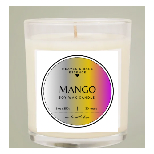 Mango Scent Soy Candle