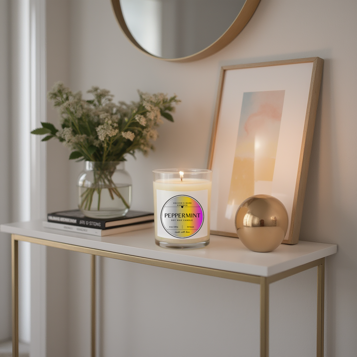 Mango Scent Soy Candle